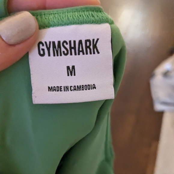 Green cross back gymshark workout tank - Picture 3 of 4